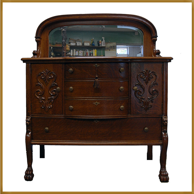 restored antique dresser