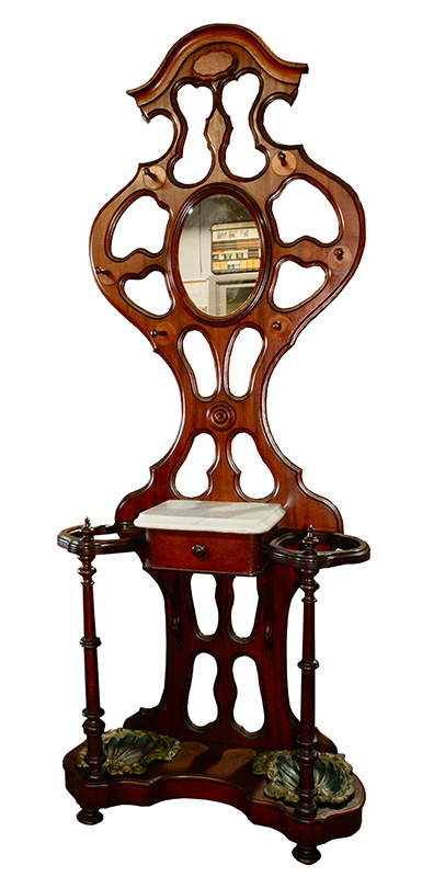 Antique Victorian Hall Rack